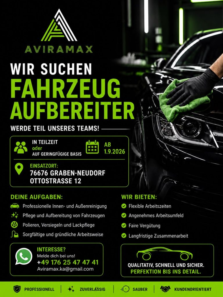 Karriere Banner Fahrzeugaufbereiter