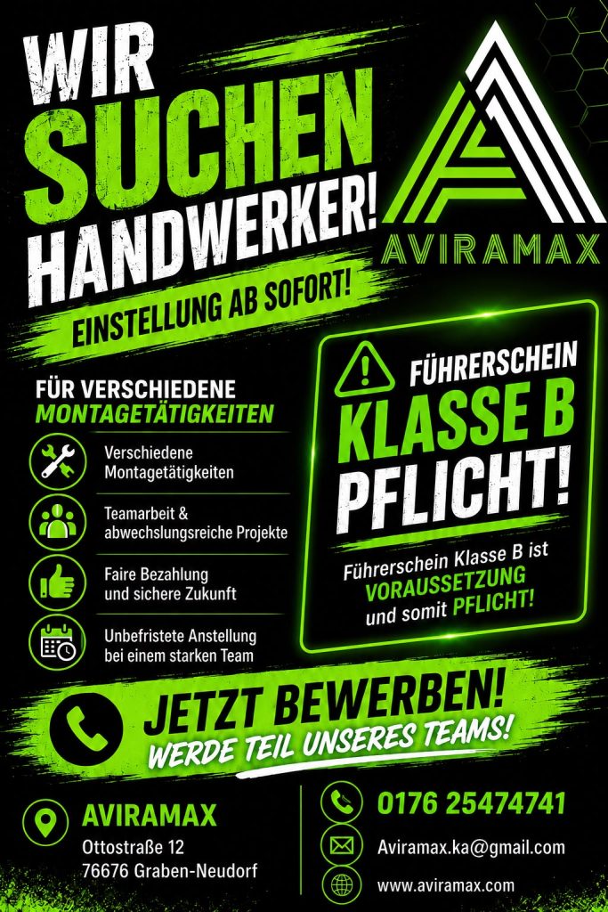 Karriere Banner Handwerk